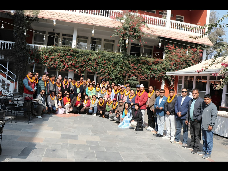 नेपाल पत्रकार महासंघ केन्द्रीय समितिको काभ्रेपलाञ्चोकस्थित धुलिखेलमा २०८१ माघ २८ र २९ गते सम्पन्न कार्यमूलक बैठकको झलक