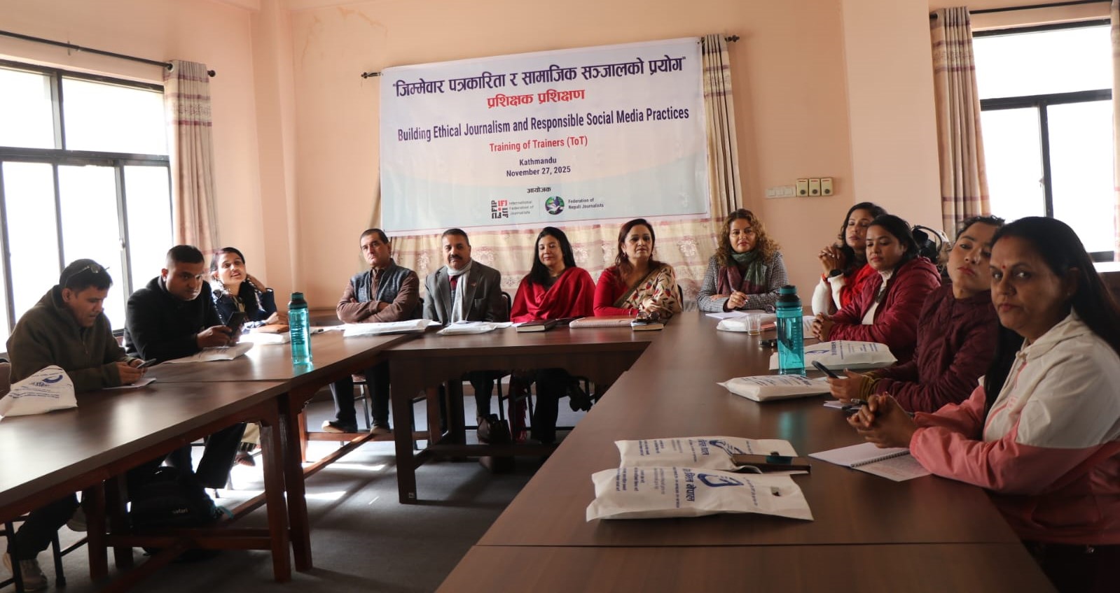 जिम्मेवार पत्रकारिता र मिथ्या सूचना रोक्न महासंघको प्रशिक्षण