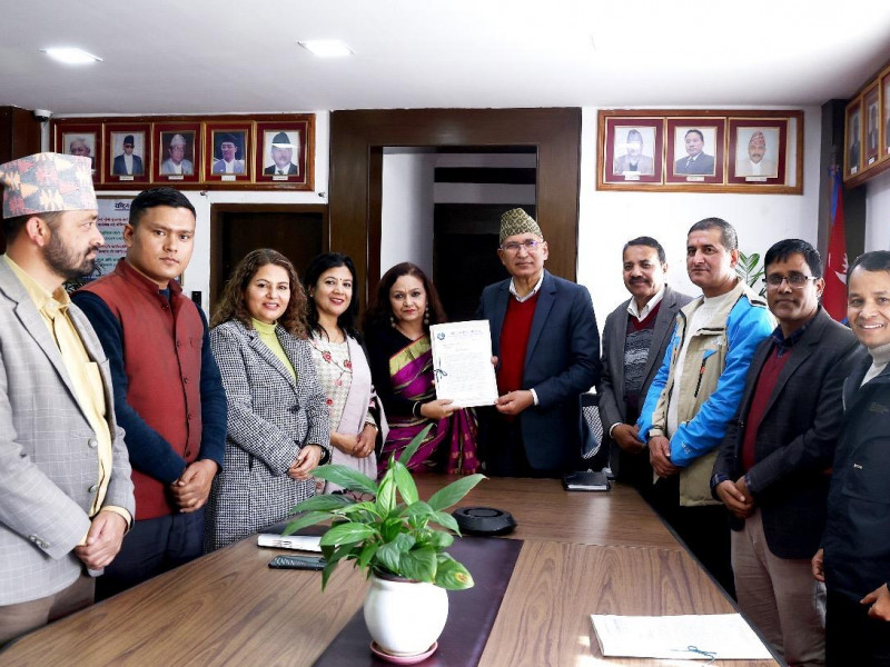 उपप्रधानमन्त्री एवं अर्थमन्त्री विष्णुप्रसाद पौडेलसँग महासंघको भेटघाट 